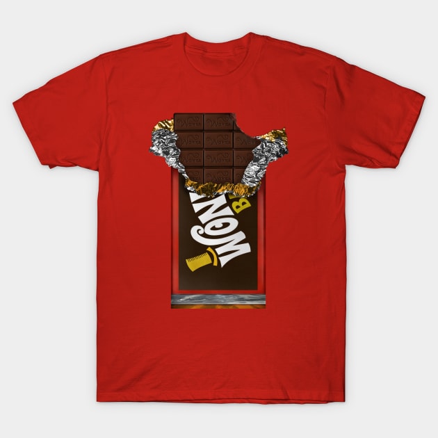 wonka chocolate bar T-Shirt by Dezigner007